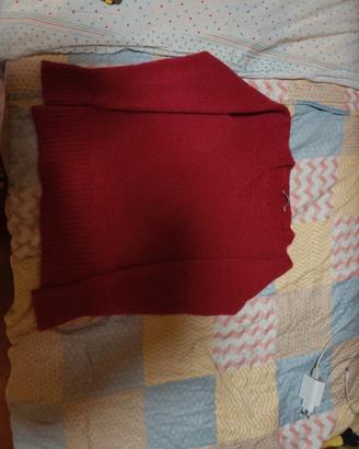 maglione con scollo a v