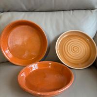 Piatti in terracotta