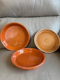 Piatti in terracotta