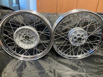Coppia Cerchi raggi Moto Guzzi V7 Classic