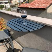 Tavolino pieghevole da balcone