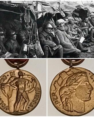Medaglia ai volontari  guerra italio-austriaca.