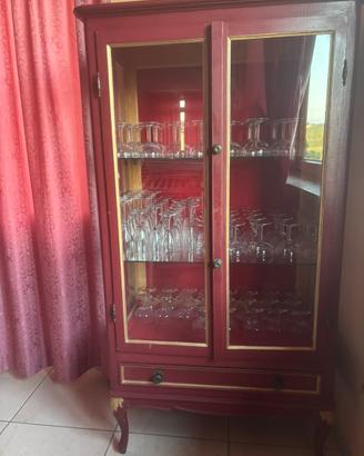 Vetrinetta antica in legno