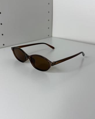 Occhiali da Sole Vintage Ovali Tartarugati Y2K