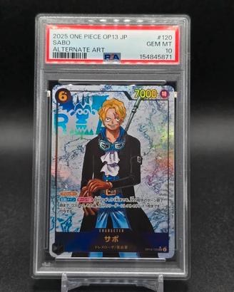 PSA 10 Sabo OP13-120 Carrying on His Will