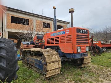 Trattore cingolato Same Leopard 85 pronto al lavor