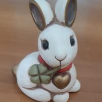 THUN coniglio con quadrifoglio originale perfetto 