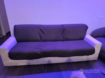 Divano letto 230x85 con letto matrimoniale 160x190