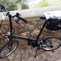 Bici Pieghevole BTWIN FOLD 100 con accessori 