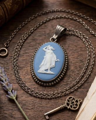 Wedgwood collana argento sterling neoclassico
