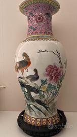 Grande vaso cinese in porcellana di Jingdezhen