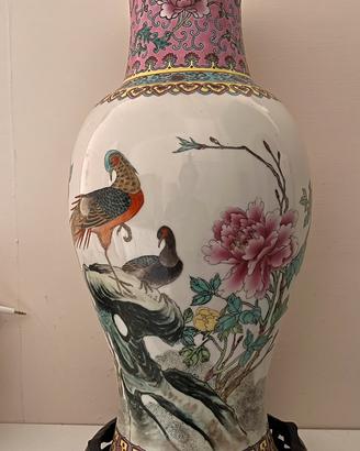 Grande vaso cinese in porcellana di Jingdezhen