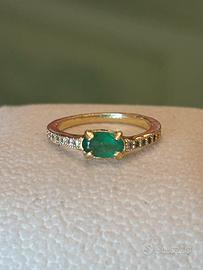 Anello Smeraldo Extra