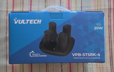 Power Bank Station 4x 5000mAh PD 20W - Nuova