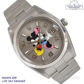 ROLEX Oysterdate 6694 Gray dial print Mickey Mouse