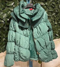 Piumino donna nuovo verde taglia M