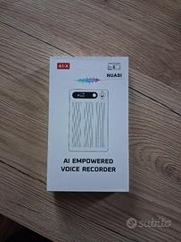 Registratore portatile IA - NUASI A1 X - 