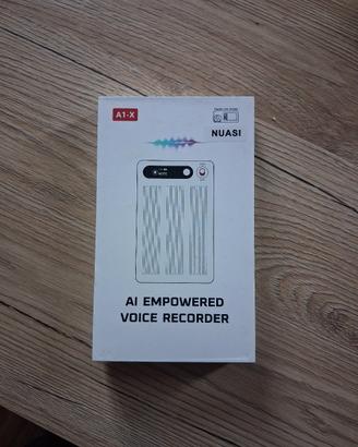 Registratore portatile IA - NUASI A1 X - 