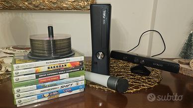Xbox 360 con Kinect e vari giochi