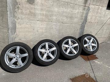 Gomme invernali + cerchi in lega Golf Audi Seat
