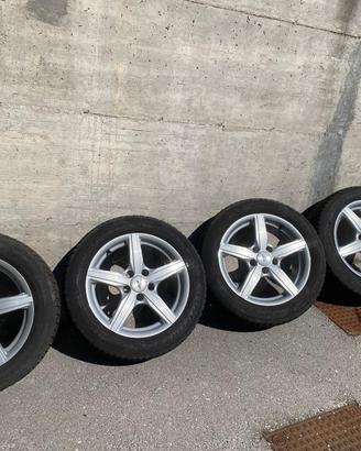 Gomme invernali + cerchi in lega Golf Audi Seat