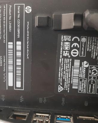 PC All in : HP ProOne 400 G2