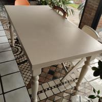 tavolo da cucina bianco satinato 