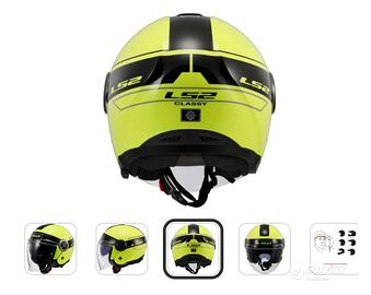 Casco LS2 CLASSY giallo Fluo