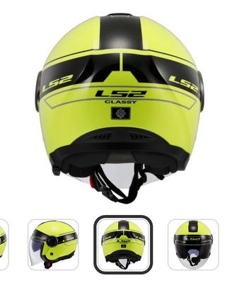 Casco LS2 CLASSY giallo Fluo