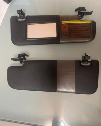 Alette parasole nere fiat 500