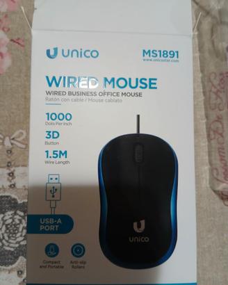 Unico mouse blue