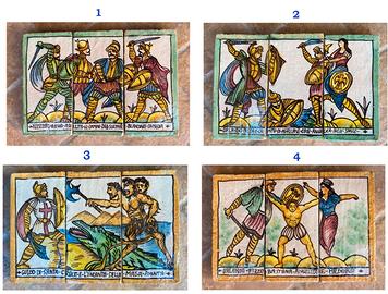 Mattonella mattone riggiola paladini Caltagirone