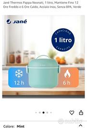 Thermos Pappa, 1 litro, Acciaio Inox,  senza BPA