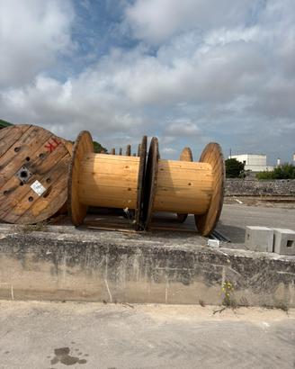 Bobine in legno per cavi elettrici e fibra ottica