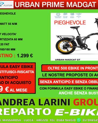 Ebike Fat Urban Prime  Madcat GT