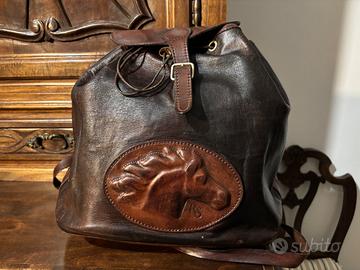 Zainetto  in cuoio vintage