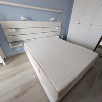 letto Nordli Ikea e materasso Mausund  + testiera 