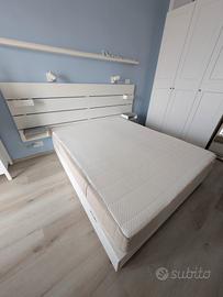 letto Nordli Ikea e materasso Mausund  + testiera 