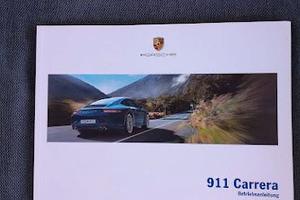 Libretto originale in tedesco PORSCHE 911