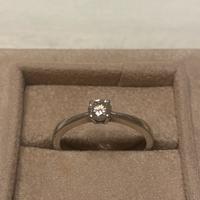 ANELLO ORO BIANCO 0.3 CARATI KURZ LUGANO SVIZZERA