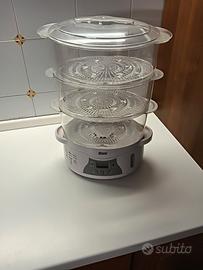 vaporiera a 3 vaschette kennex
