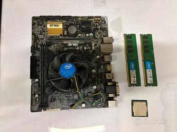Bundel ASUS H110M-K + intel i5 6600 + 16 gb di Ram