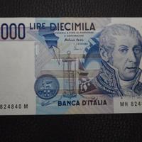 Banconota 10000 Lire Alessandro Volta FDS