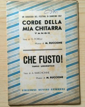 M.Ruccione - CORDE DELLA MIA CHITARRA/CHE FUSTO!