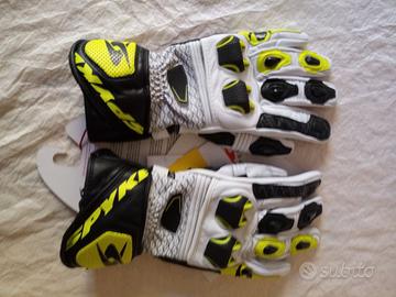 Guanti in pelle da moto per uomo Spyke Tech Race
