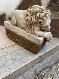 Leone chatsworth marmo complemento d’arredo