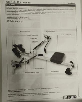 Vogatore Rovera Ergofit 5014