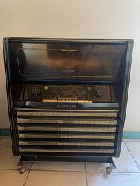 Mobile Radio Giradischi d'Epoca Grundig Hi-Fi '50