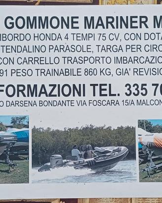 Gommone Mariner mt 5,40