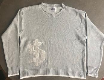 maglione leggero grigio grey size L i